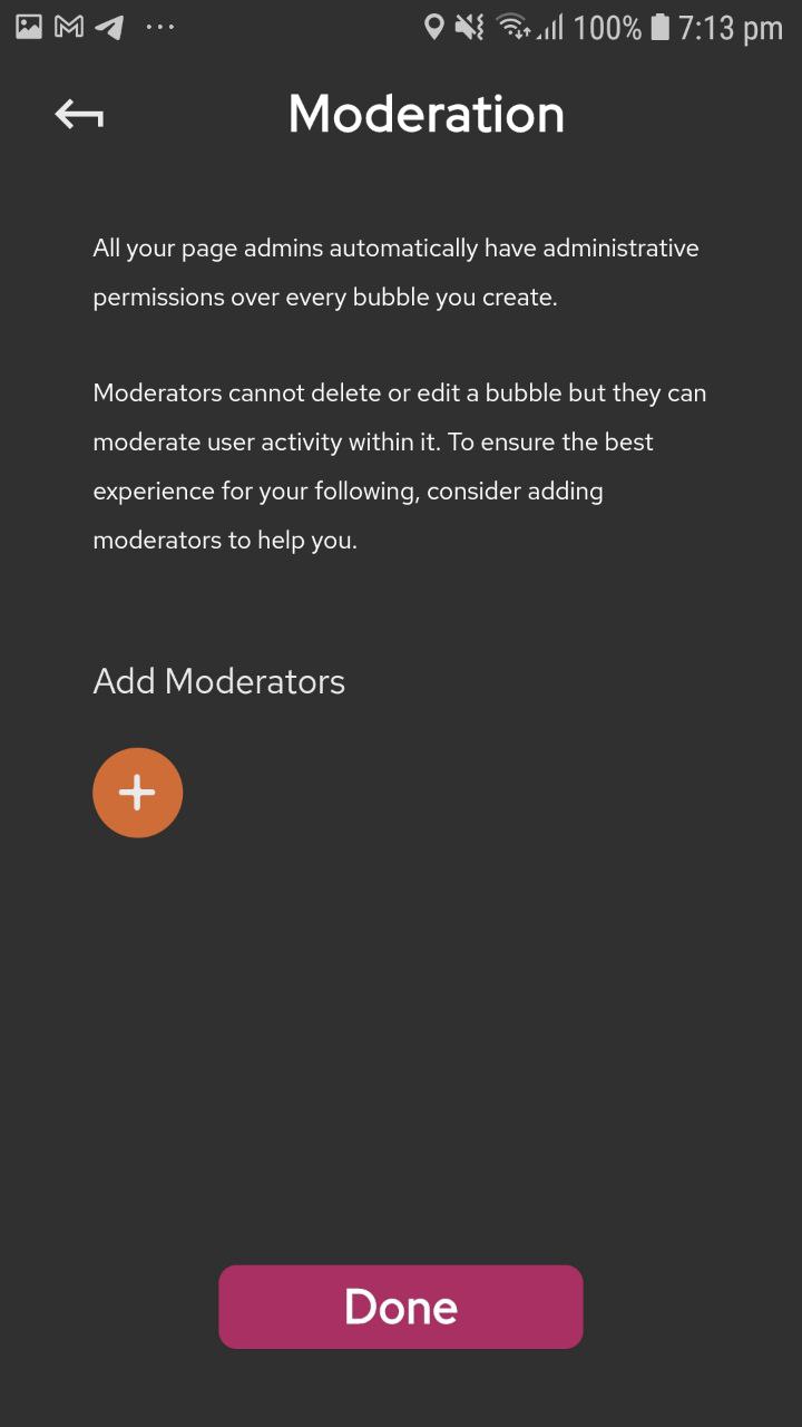 Bubbles App Features